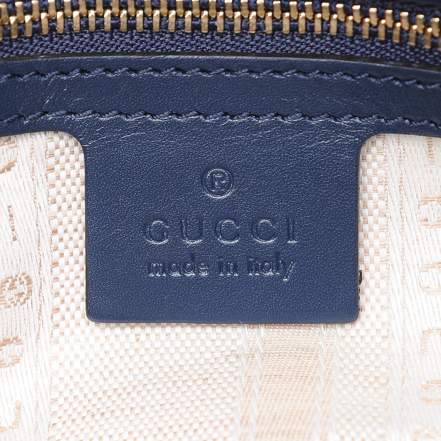 Gucci Hilary Lux Bright Diamante Top Handle Bag Classic Marine 7 of 8