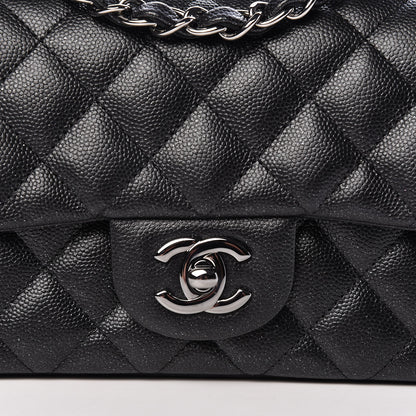 Chanel Iridescent Caviar Quilted Mini Rectangular Flap Black 9 of 12