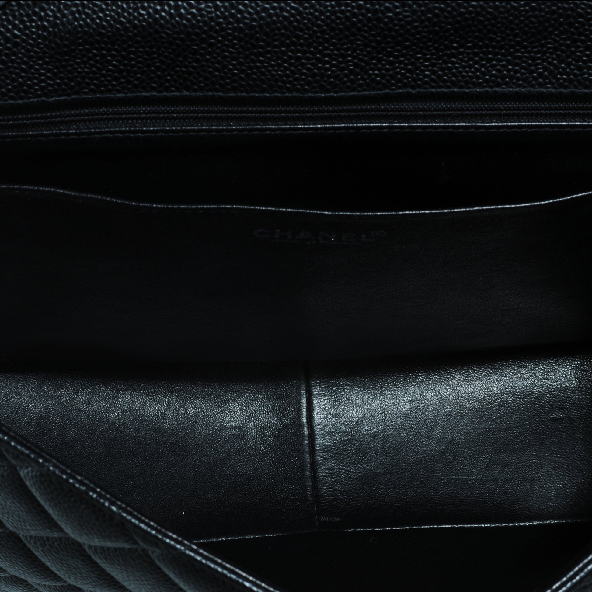 Chanel Caviar Jumbo Single Flap Black 7 of 8