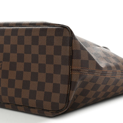 Louis Vuitton Damier Ebene Neo Neverfull MM Rose Ballerine 10 of 12