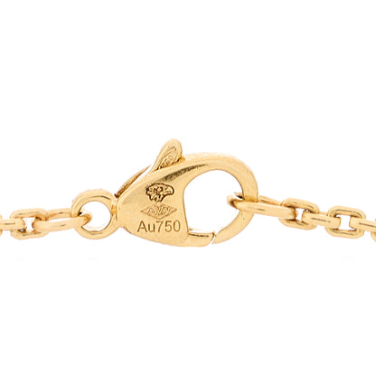 Louis Vuitton 18K Yellow Gold Diamond Idylle Blossom LV Bracelet 5 of 7