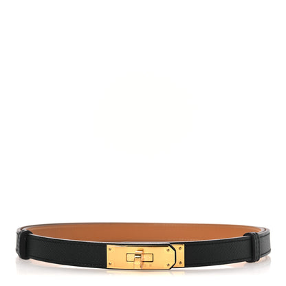 Hermes Epsom Kelly Belt Black 1 of 4