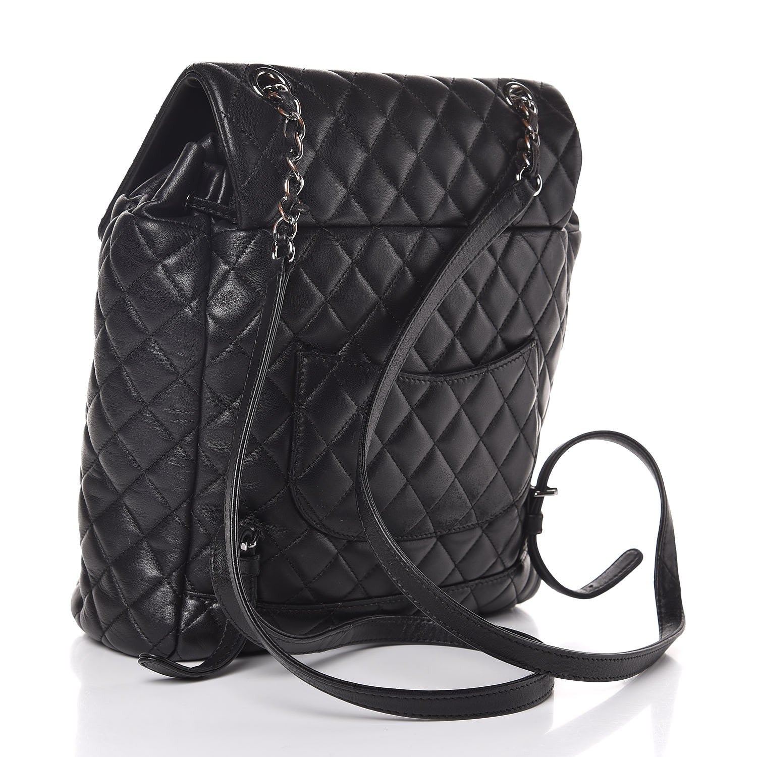 Chanel Lambskin Quilted Large Urban Spirit Backpack Black 3 of 8
