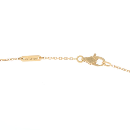 Van Cleef & Arpels 18K Yellow Gold Mother of Pearl Sweet Alhambra Pendant Necklace 5 of 6