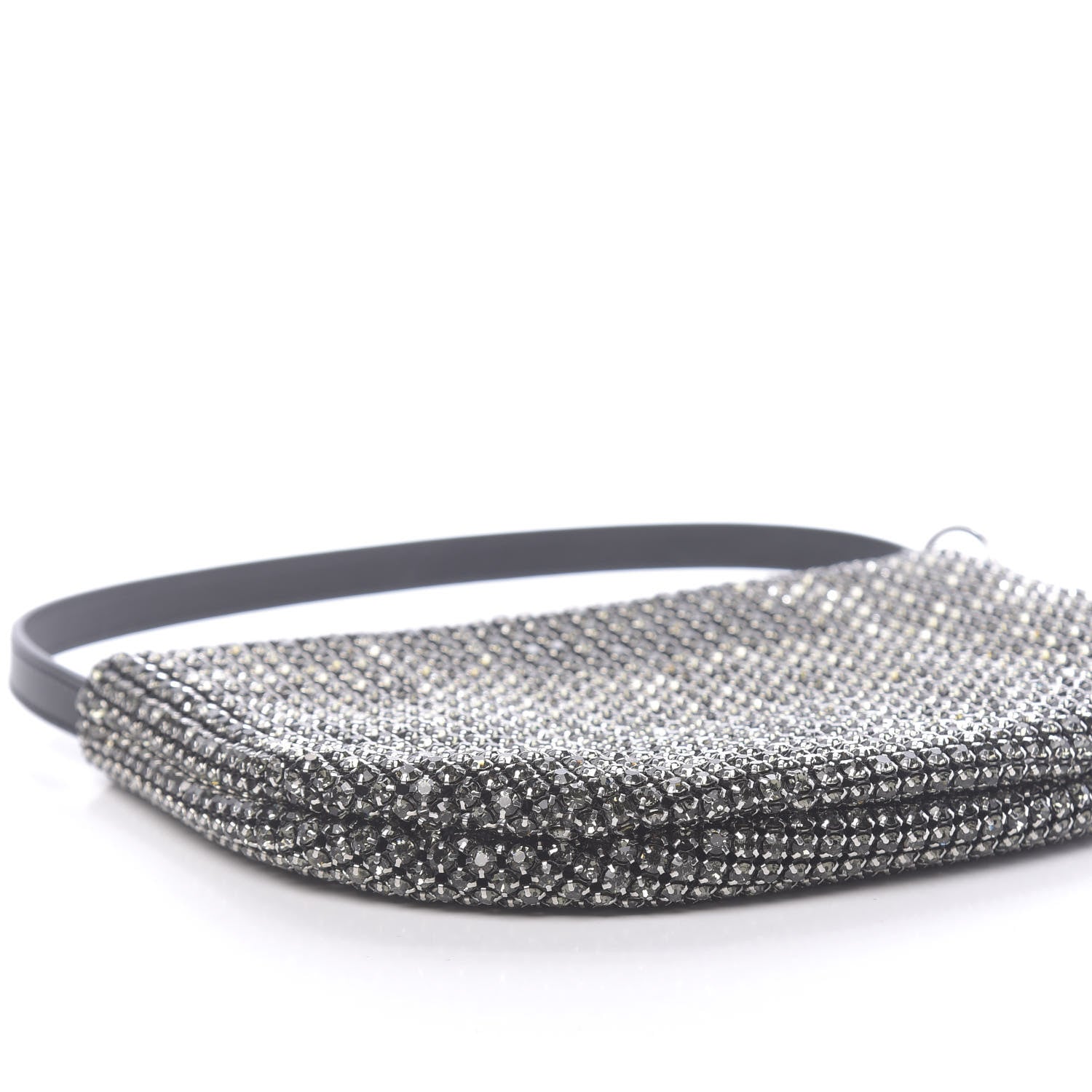 Alexander Wang Mesh Crystal Wanglock Fortune Cookie Bag Black 7 of 10