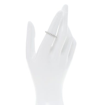 Van Cleef & Arpels 18K White Gold Medium Perlee Ring 52 6 2 of 6