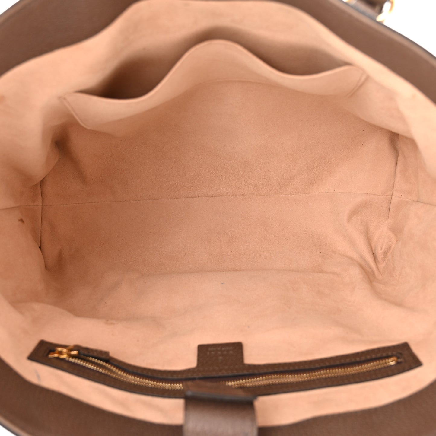 GG Supreme Monogram Medium Ophidia Shopping Tote Brown