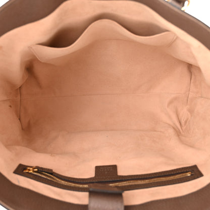 Gucci GG Supreme Monogram Medium Ophidia Shopping Tote Brown 5 of 12