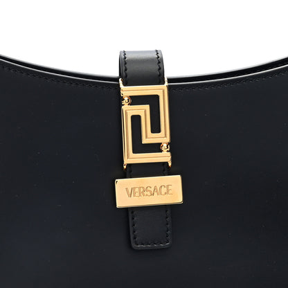 Versace Calfskin Large Greca Goddess Hobo Black 7 of 9
