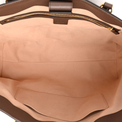 Gucci GG Supreme Monogram Medium Ophidia Shopping Tote Brown 5 of 9