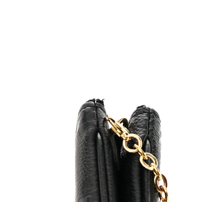 Louis Vuitton Empreinte Double Zip Pochette Black 11 of 13