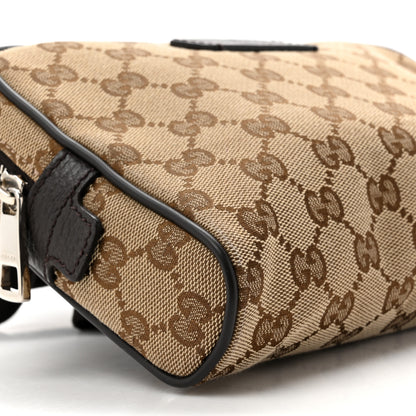 Gucci Monogram Belt Bag Dark Brown 9 of 10
