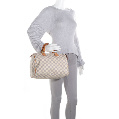 Louis Vuitton Damier Azur Speedy 30 2 of 7
