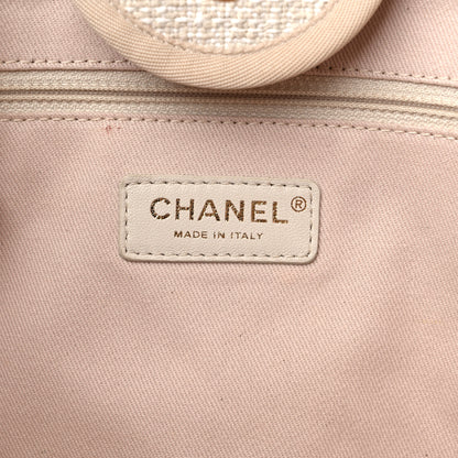 Chanel Canvas Large Deauville Tote Light Beige 6 of 10