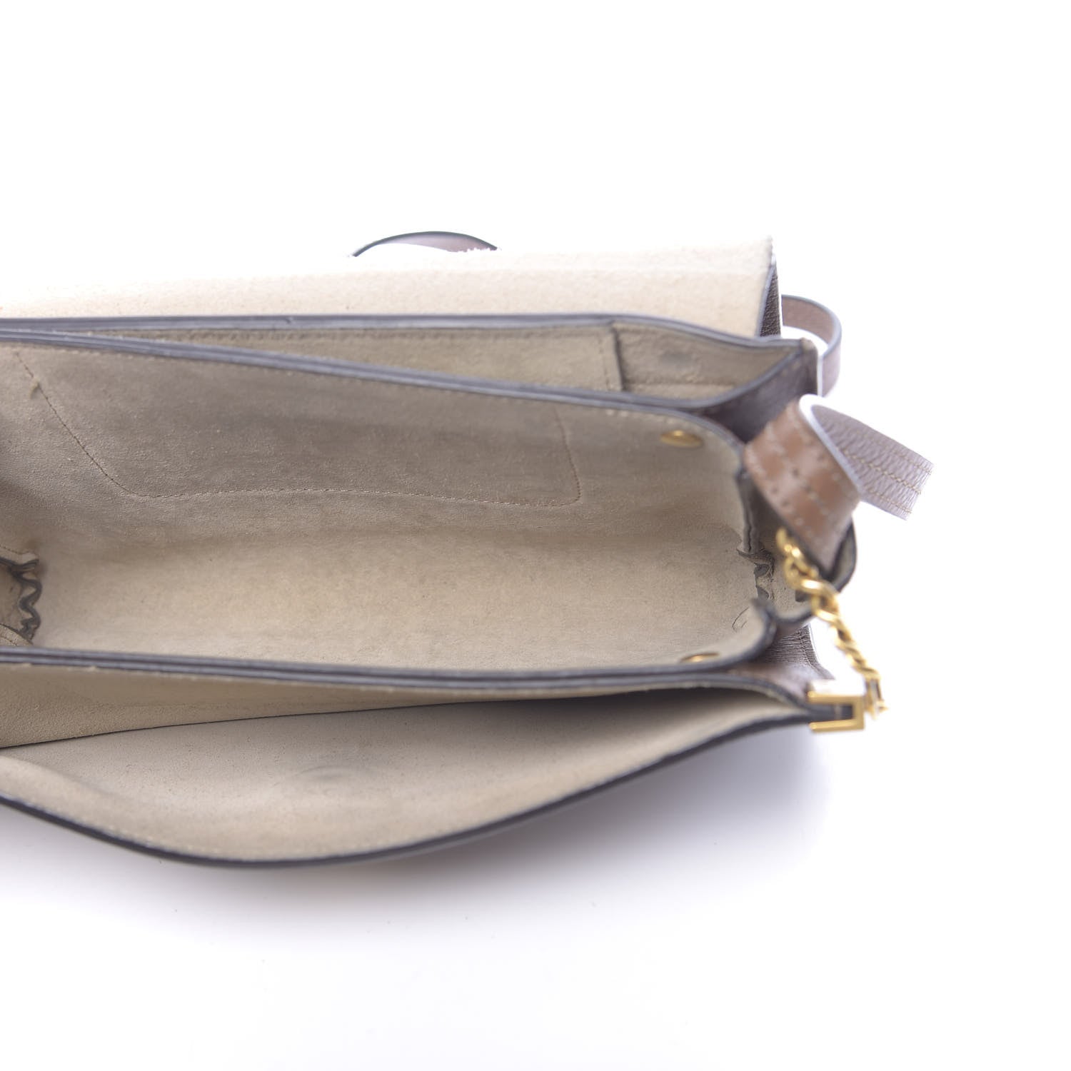 Chloe Goatskin Small Faye Shoulder Bag Woody Khaki 5 of 22