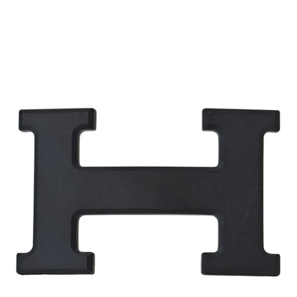 Hermes PVD Plated 32mm H Belt Buckle Black 1 of 3
