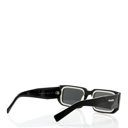Prada Acetate Symbole Sunglasses SPR 06Y Black Black 4 of 8