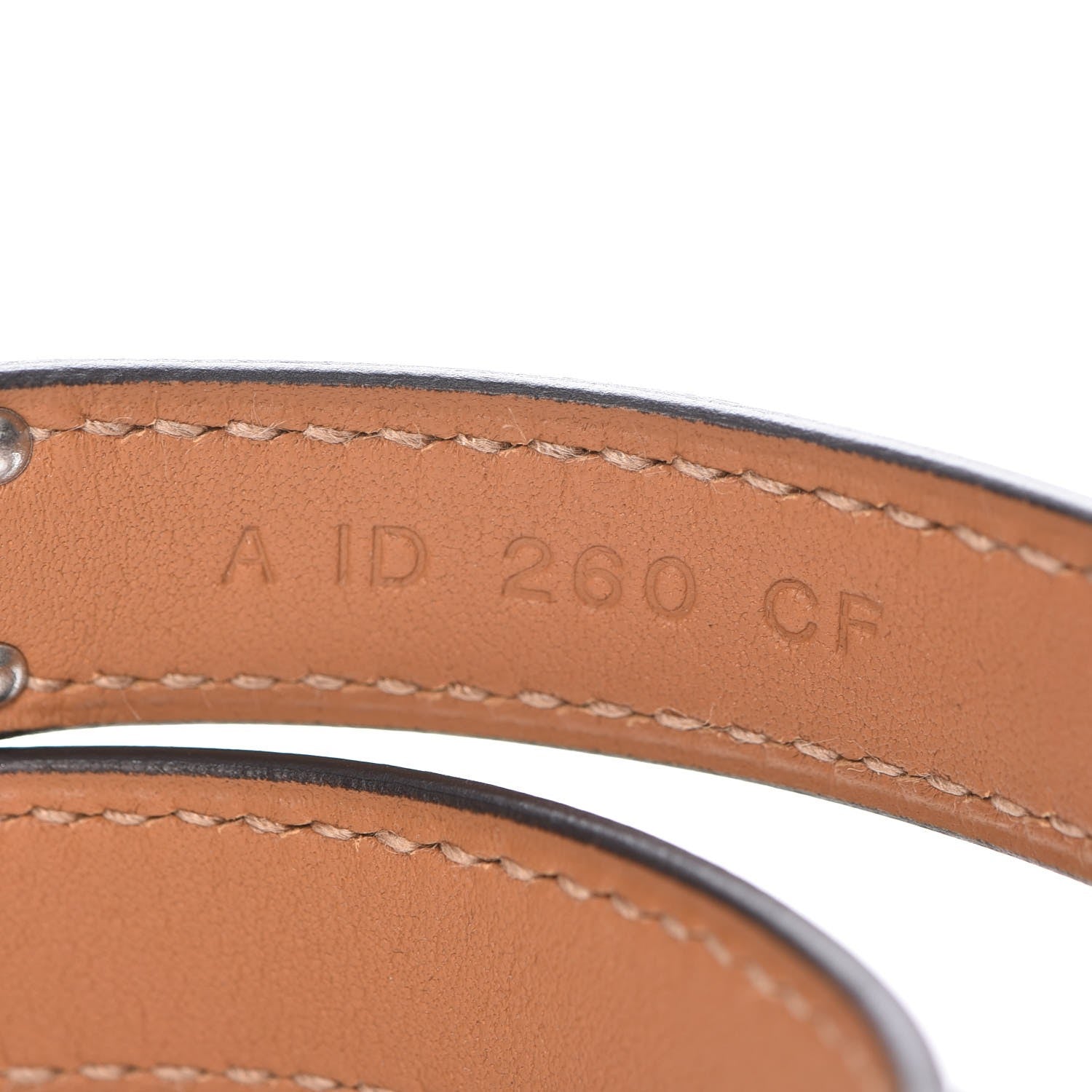 Hermes Swift Kelly Double Tour Bracelet T3 Etain 5 of 6