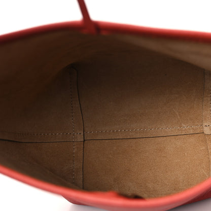 The Row Grained Calfskin Small N/S Park Tote Rust 5 of 9