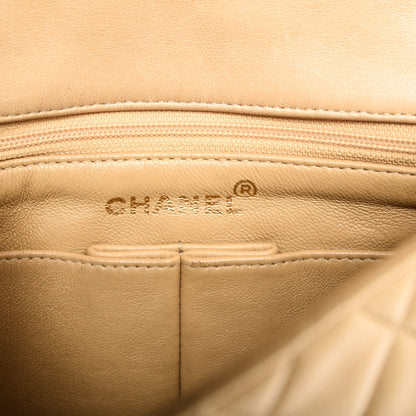 Chanel Lambskin Quilted Small Single Flap Beige 6 of 13