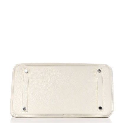 Hermes Togo Birkin 35 White 7 of 30