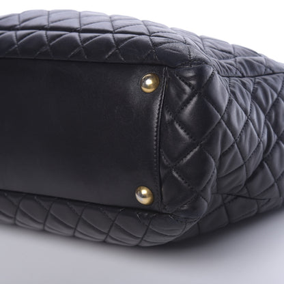 Chanel Lambskin Quilted Large Tote Black 10 of 11