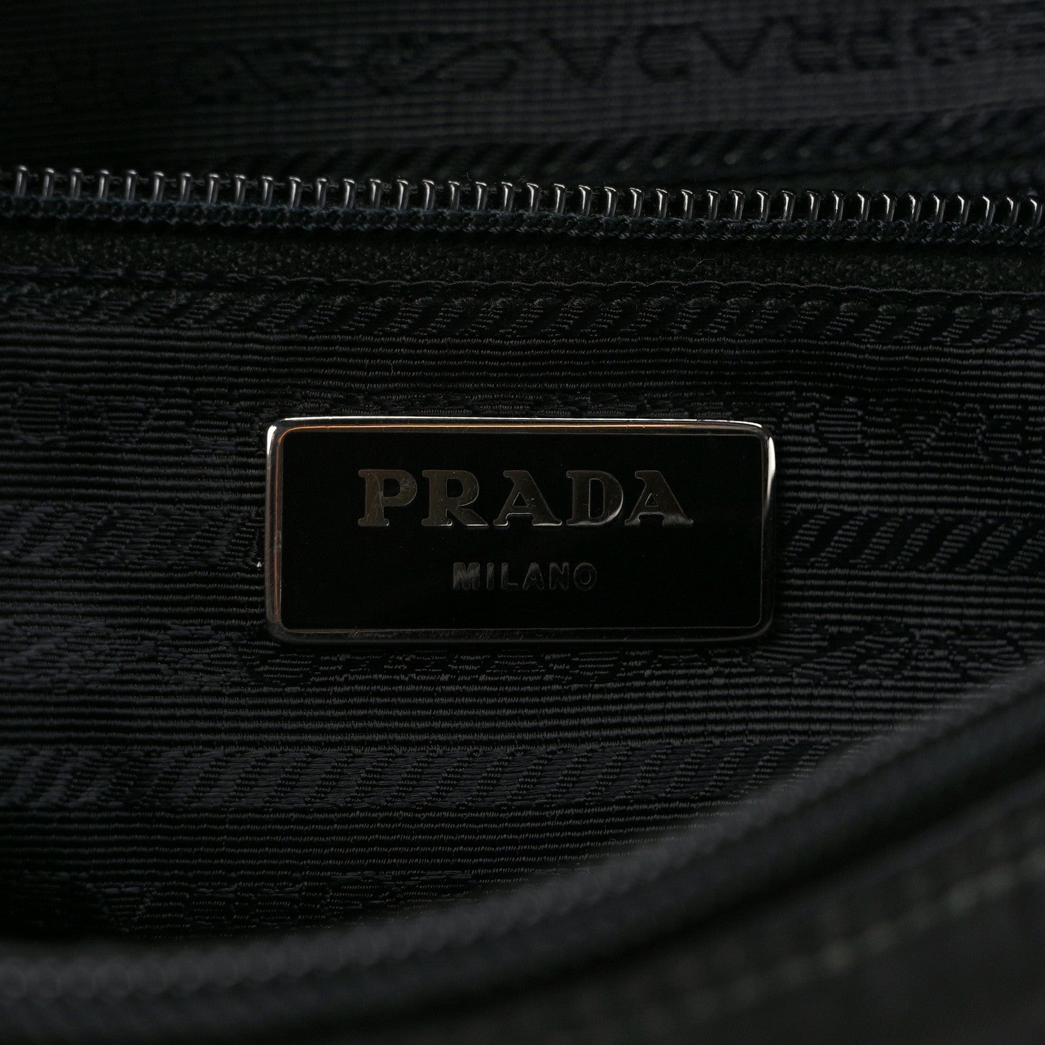 Prada Tessuto Nylon Studded New Vela Shoulder Bag Black Pink 6 of 9