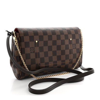 Louis Vuitton Damier Ebene Favorite MM 3 of 11