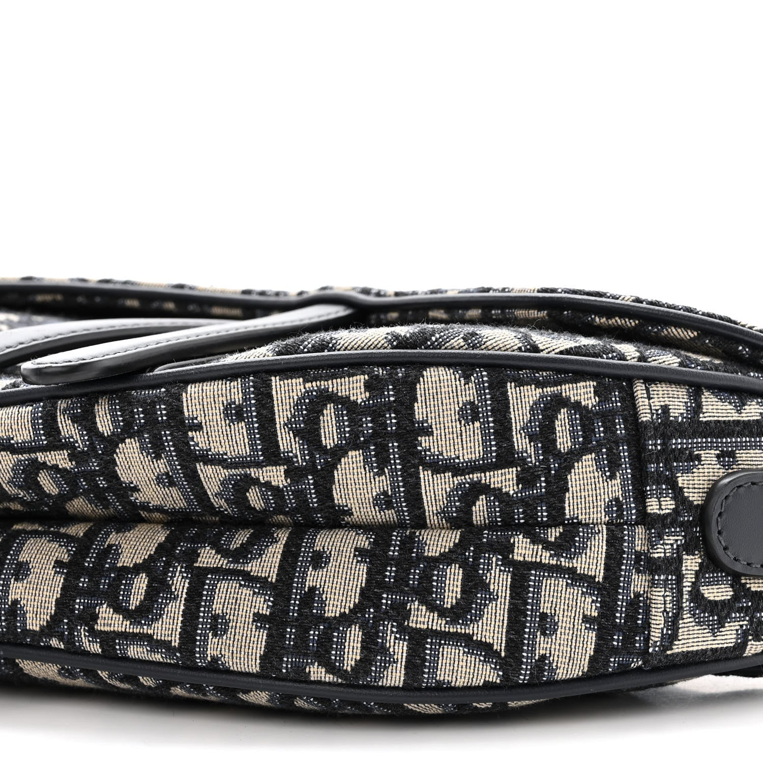 Christian Dior Oblique Saddle Bag Blue 10 of 11