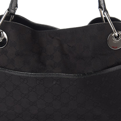 Gucci Monogram Medium Eclipse Shoulder Bag Black 10 of 10