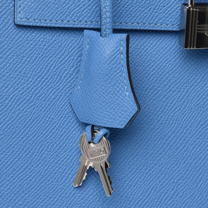 Hermes Epsom Kelly Sellier 25 Bleu Paradis 21 of 35