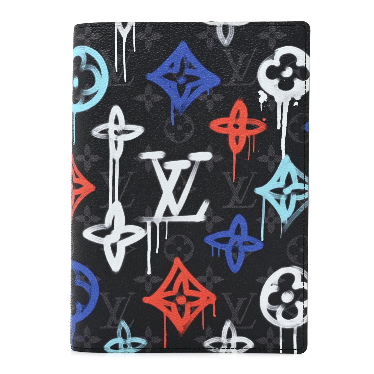 Monogram Eclipse LV Graffiti Auguste Notebook Cover Multicolor