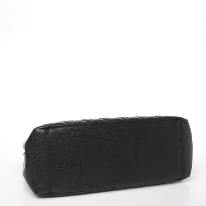 Chanel Caviar Quilted Grand Shopping Tote GST Black 3 of 9