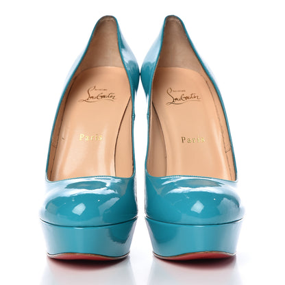 Christian Louboutin Patent Bianca 140 Pumps 40 Caraibes 2 of 8