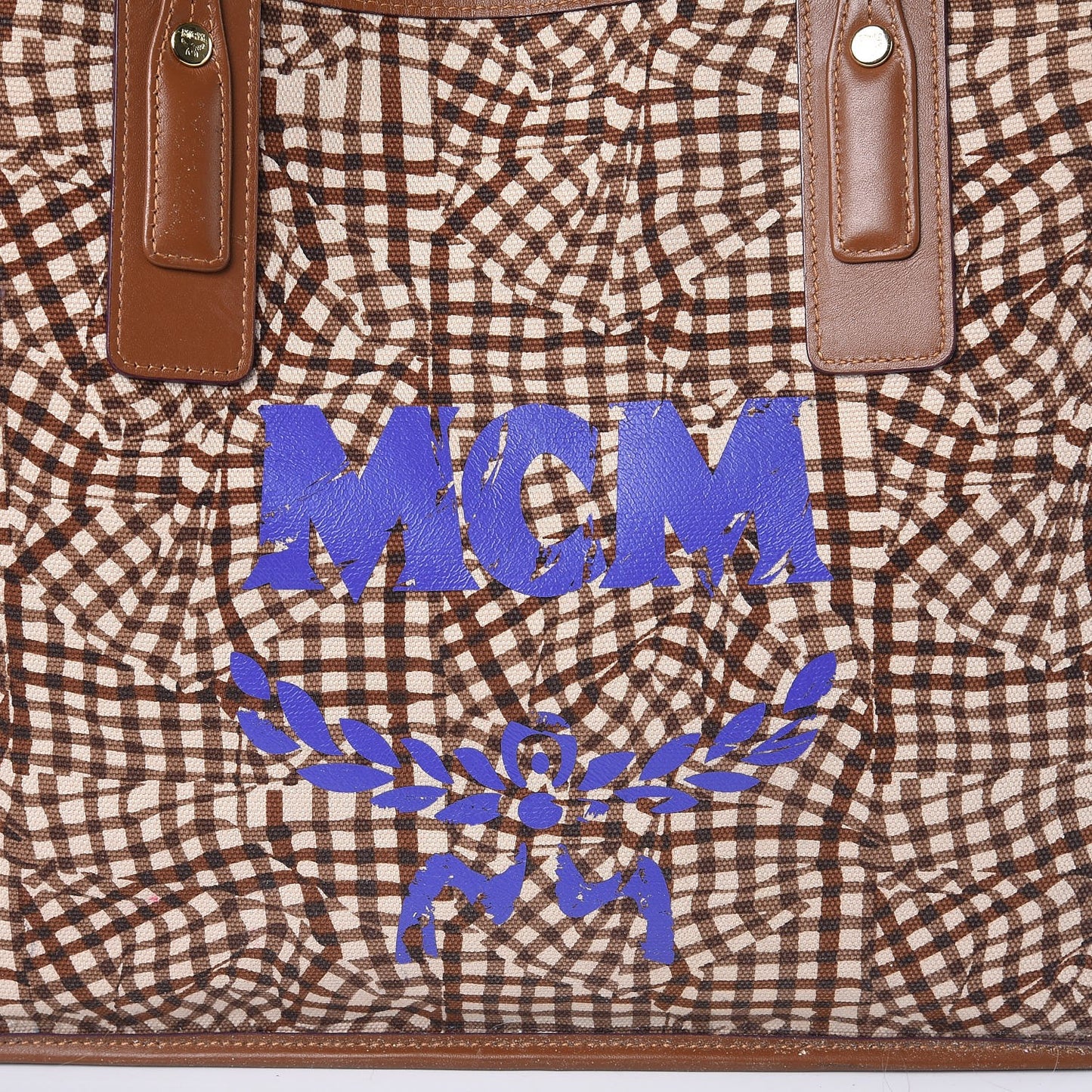 Visetos Medium Liz Reversible Shopper Tote Cognac