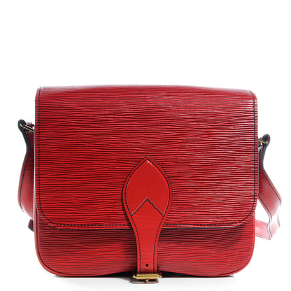 Louis Vuitton Epi Cartouchiere MM Rouge 1 of 7