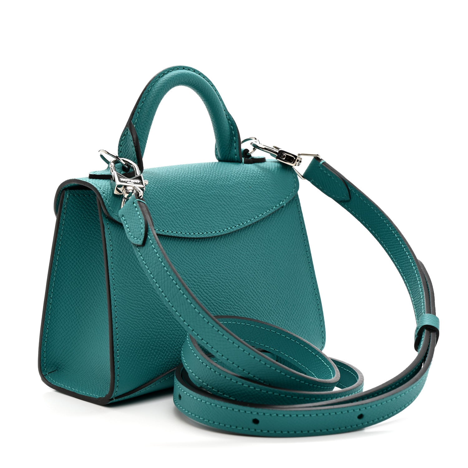 Moynat Carat Calfskin Gabrielle Nano Lagoon 3 of 14