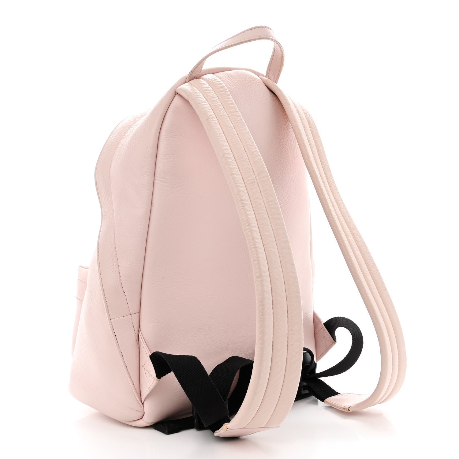 Balenciaga Smooth Calfskin Logo Small Everyday Backpack Light Rose Black 3 of 18
