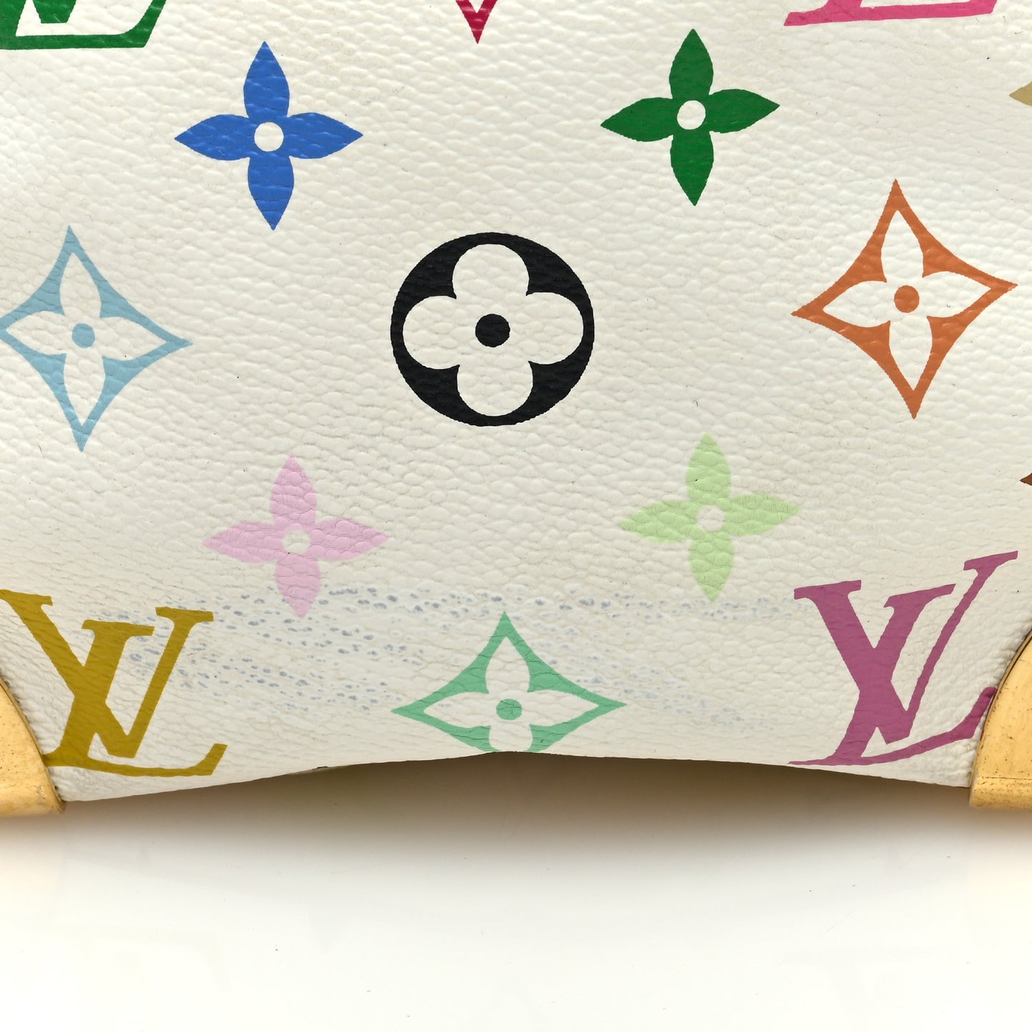 Monogram Multicolor Speedy 30 White