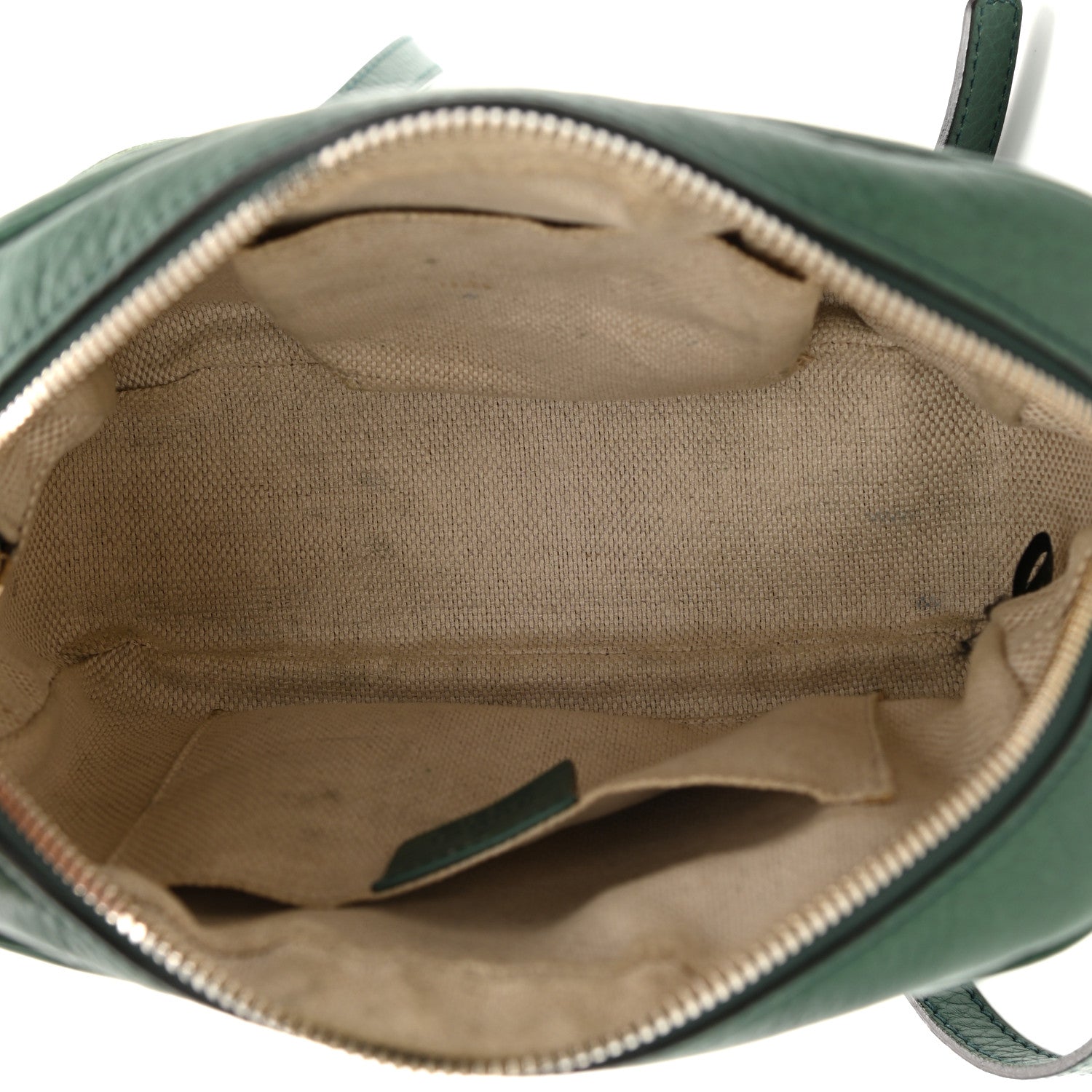 Gucci Pebbled Calfskin Small Soho Disco Bag Emerald Green 5 of 10