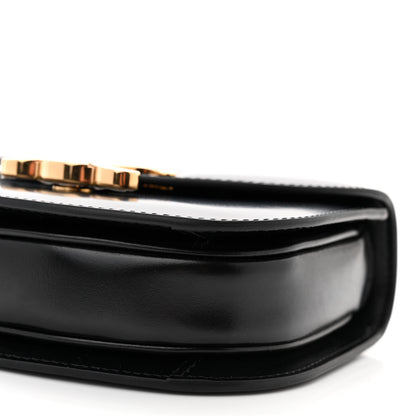 Celine Shiny Calfskin Triomphe Mini Besace Clea Black 10 of 10