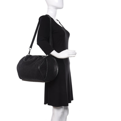 Alexander Wang Pebbled Lambskin Rocco Black Nickel Hardware 2 of 11