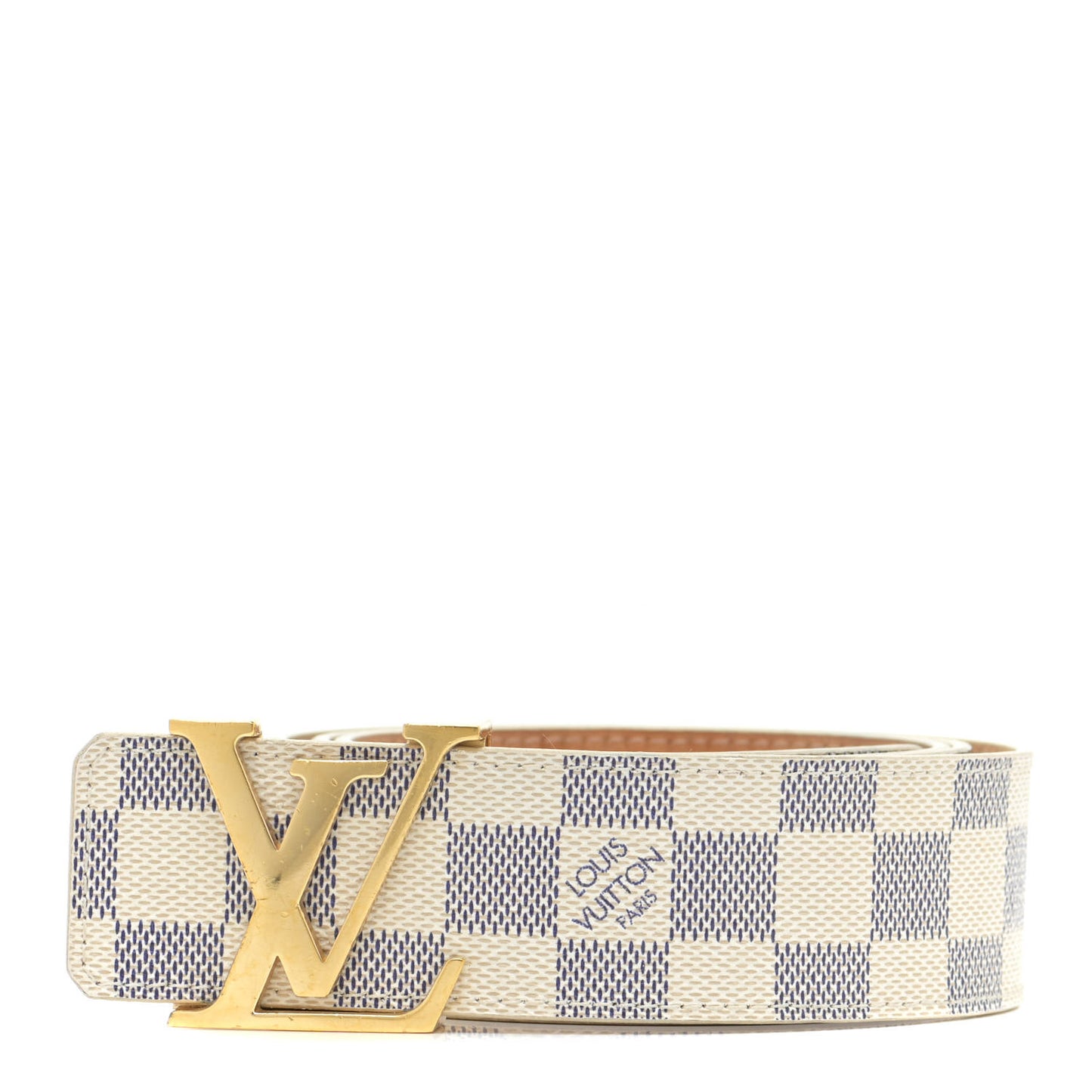 Damier Azur LV Initiales Belt 95 38