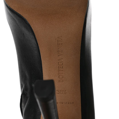 Bottega Veneta Nappa Platform Square Toe Over The Knee Boots 38.5 Black 6 of 7