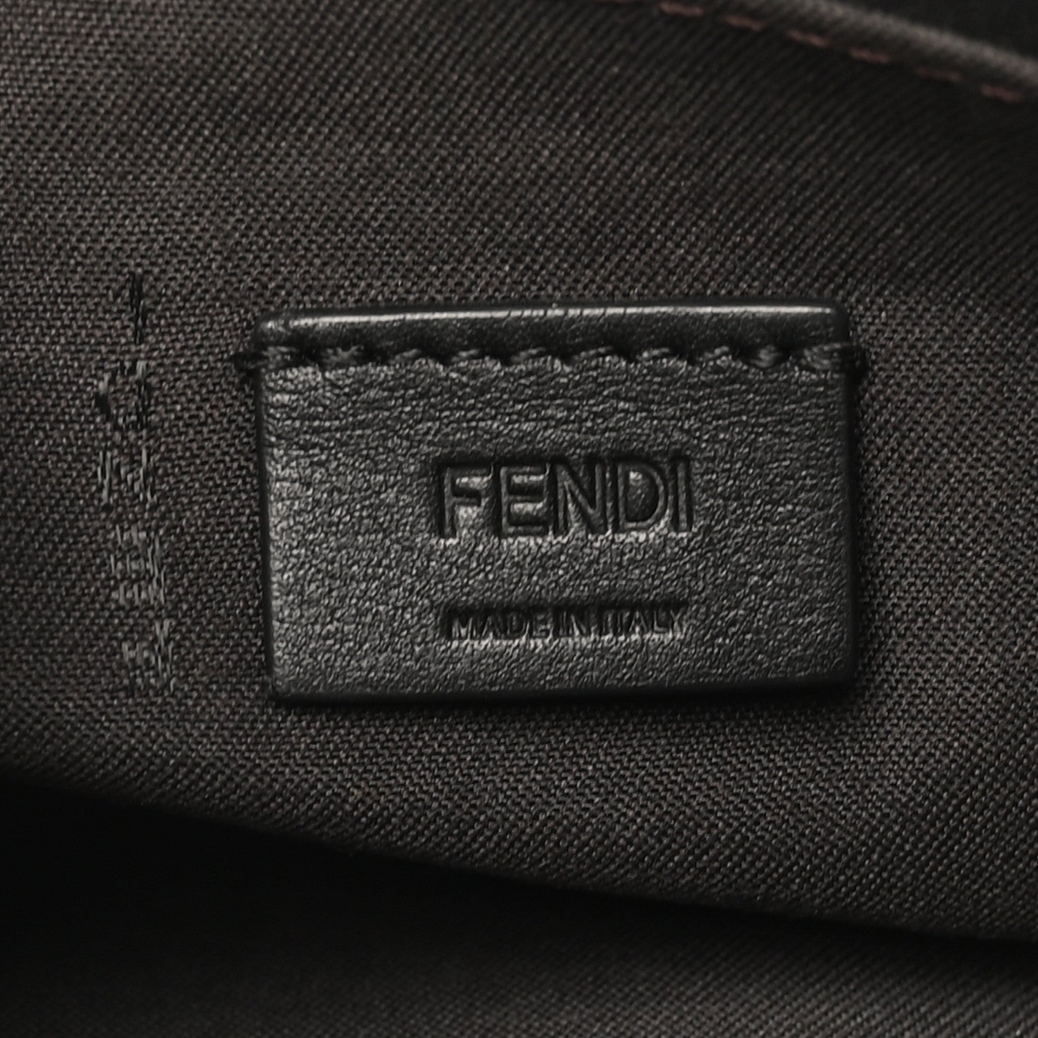 Fendi Vitello Soft F is Fendi Bi-Color FF 1974 Embossed Envelope Wallet On Chain with Pouches Maya Black 7 of 12
