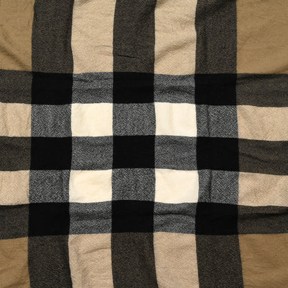 Burberry Merino Wool House Check Square Scarf Brown 3 of 3