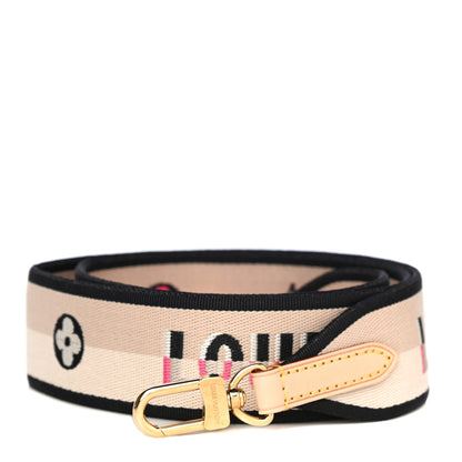 Louis Vuitton Jacquard Speedy Bandouliere 20 Shoulder Strap Black 1 of 5