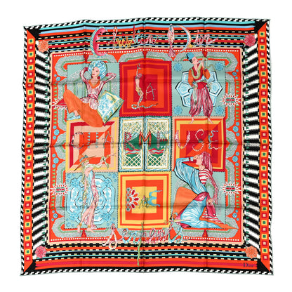 Christian Dior Silk Serpents Print Scarf Multicolor 1 of 5