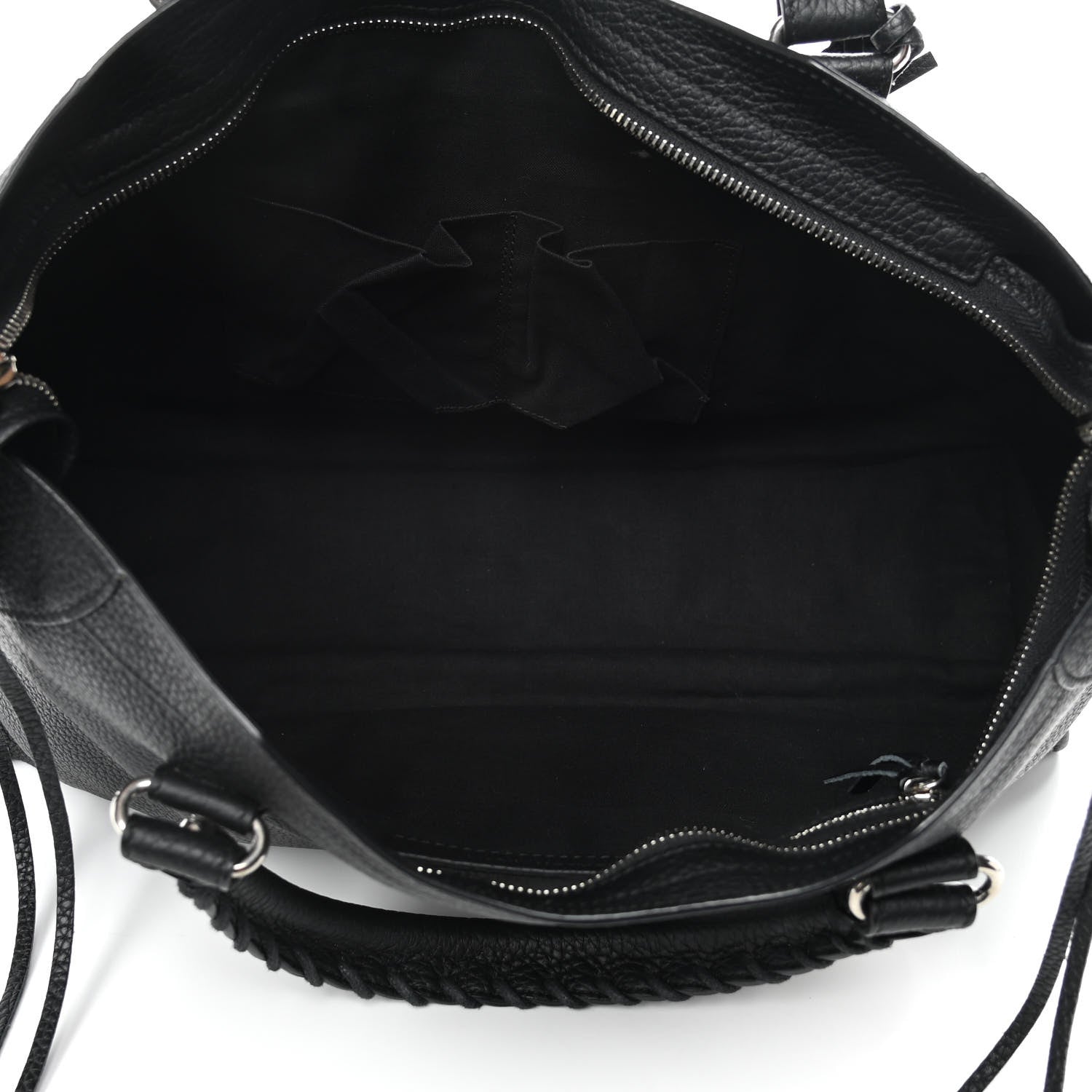 Balenciaga Vibrato Calfskin Classic Silver Hardware City Black 4 of 8