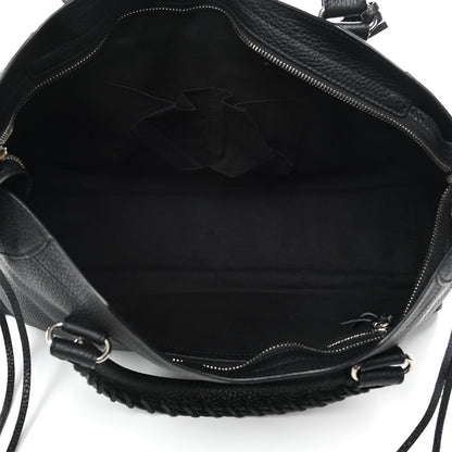 Balenciaga Vibrato Calfskin Classic Silver Hardware City Black 4 of 8